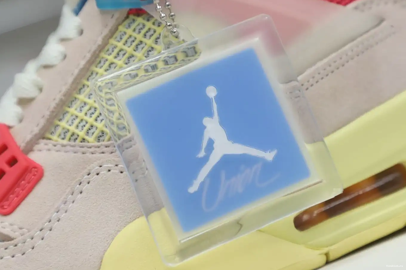 UNION ICE' 4 LA RETRO Kimikick X AIR JORDAN 'GUAVA 0325